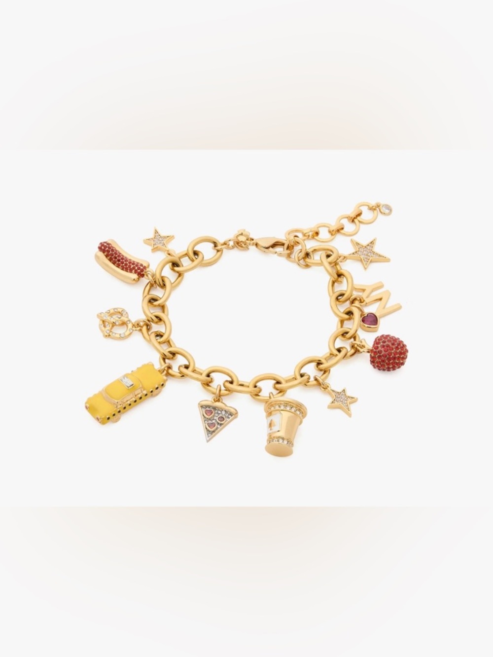 NWT Kate Spade Hit The City Charm Bracelet - Picture 2 of 6
